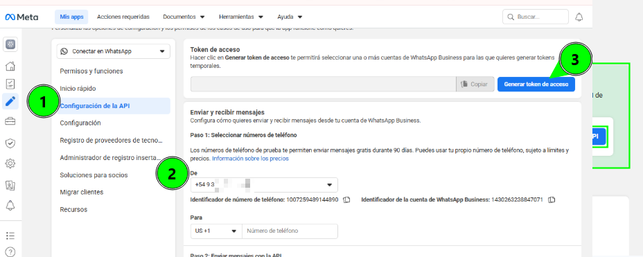 Registrar número telefónico