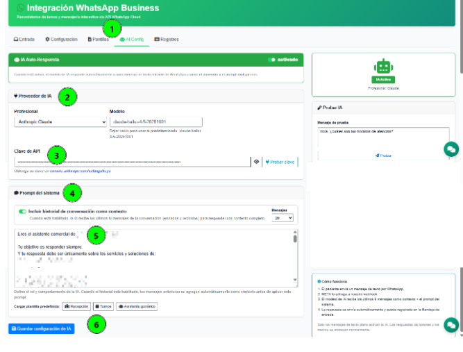 Configurar BOT IA