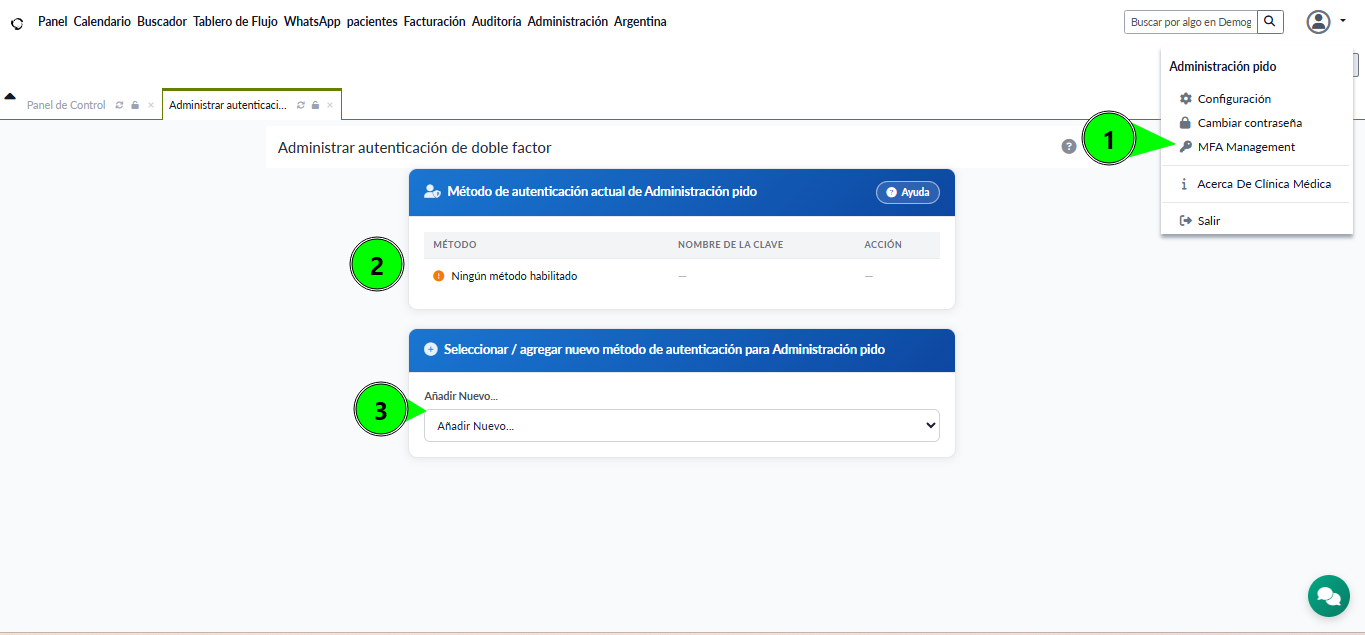 Módulo de Doble Autenticación